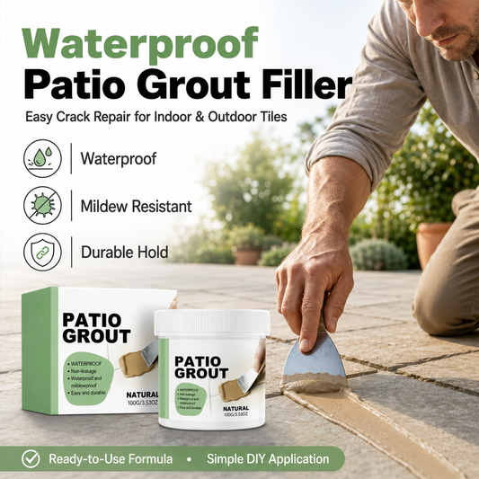 🏠 LIMITED-TIME 50% OFF! ✨ Waterproof Tile Grout Filler – Mildew-Proof, Easy DIY, Multi-Surface 🛠️