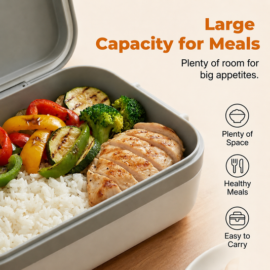 📢📢50%Off Now！🍱⚡ Portable electric lunch box with self-heating 🔋🌡️