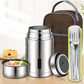 🍲 50% OFF NOW!🔥 316 Stainless Steel Food Jar – Vacuum Insulated & Leak-Proof – Thermal Cooking Essential 🥄