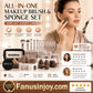 ✨️Amazing Special 59% OFF！👱🏻‍♀️Recommended by celebrity makeup artists！All-in-One Makeup Brush & Sponge Set