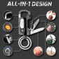 All-in-one car keychain lighter