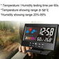 🔥Limited stock available 50% OFF🔥🌡️ 50% OFF NOW! ✨ Digital LED Weather Station - Temperature & Humidity Monitor with Forecast Display & Table Alarm Clock 📊⏰