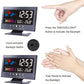 🔥Limited stock available 50% OFF🔥🌡️ 50% OFF NOW! ✨ Digital LED Weather Station - Temperature & Humidity Monitor with Forecast Display & Table Alarm Clock 📊⏰