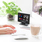🔥Limited stock available 50% OFF🔥🌡️ 50% OFF NOW! ✨ Digital LED Weather Station - Temperature & Humidity Monitor with Forecast Display & Table Alarm Clock 📊⏰