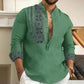 🎉Hot Sale 50% OFF🎉Long-sleeved Stand Collar Casual Shirt for Men