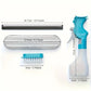 4 in 1 Multi-Function Glass Cleaner - Wiper, squeegee, brush and sprayer in one unit!