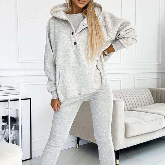 💜Limited stock available 50% OFF💜 Hooded Casual and Comfortable Sweatshirt Suit