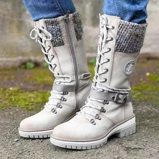 Women's Waterproof Knee Snow Boots-Free shipping