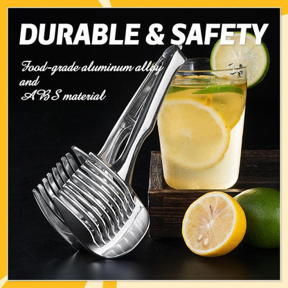 🍅 50% OFF NOW! 🔪 Creative Kitchen Slice Cutting Tool – Food‑grade aluminum, quick slicing & easy grip – Perfect for lemon, tomato, onion & soft veggies 🥗