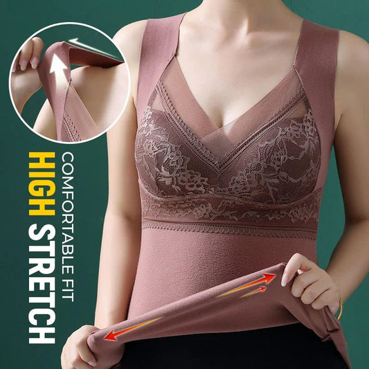 🎉Limited stock available 50% OFF⚡Two-in-one built-in bra thermal underwear