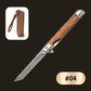 🔥Limited stock available 50% OFF🔥 🗡️✨Folding knife with wooden handle for work, hiking & camping⛺