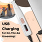 🐶🐱  Waterproof Rechargeable Pet Hair Trimmer – Built-In LED Light, Cordless Grooming & Precision Touch-Ups 🐱🥰