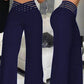 🍃Women's Casual Hollow-out High-Waisted Wide-Leg Pants