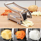 🔪 50% Off! 🥔 Potato and Cucumber Slicer – Stainless Steel – 4 Suction Cups & Professional-Grade Blades – Designed for the Kitchen