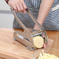 🔪 50% Off! 🥔 Potato and Cucumber Slicer – Stainless Steel – 4 Suction Cups & Professional-Grade Blades – Designed for the Kitchen