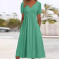👗💙 52% OFF TODAY! ✨ Women’s V-Neck Short Sleeve Long Dress 🌸 Elegant Flowing Fit, Comfortable Fabric & Effortless Everyday Style