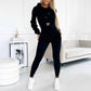 🔥Limited stock available 50% OFF🔥 Women's Two-Piece Hooded Tracksuit Set - Comfortable & Stylish Athletic Wear for Training and Casual Loungewear 🏃‍♀️💫
