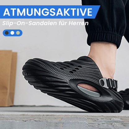 ⏳ Hot Sale 50% off! 💥Breathable Slip-On Sandals for Men（The more you buy, the higher the discount）