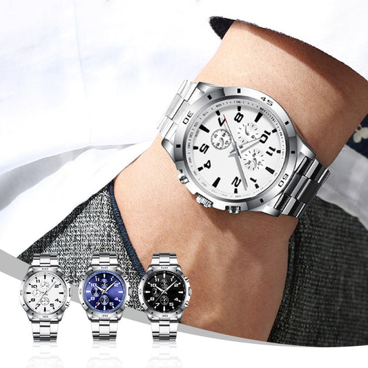 🔥Buy today and get £3 off direct🔥Fashion Waterproof Luminous Quartz Watch