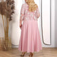 ⏳Time-limited Special⌛Women's Solid Color Dress with Lace Embroidered Jacket Set