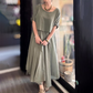⏳Limited time 50% off⏳Women's Round Neck Loose Top & Long Skirt Set