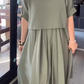 ⏳Limited time 50% off⏳Women's Round Neck Loose Top & Long Skirt Set