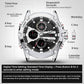 Men's Multifunction Waterproof Luminous Watch