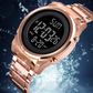 Multi-Function Business Metal Band Digital Watch