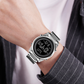 Multi-Function Business Metal Band Digital Watch