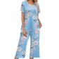 🎉Hot Sale 50% OFF⏳Women's Printed Top & Pants Sleepwear Set
