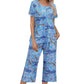 🎉Hot Sale 50% OFF⏳Women's Printed Top & Pants Sleepwear Set