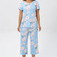 🎉Hot Sale 50% OFF⏳Women's Printed Top & Pants Sleepwear Set