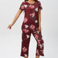 🎉Hot Sale 50% OFF⏳Women's Printed Top & Pants Sleepwear Set