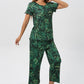 🎉Hot Sale 50% OFF⏳Women's Printed Top & Pants Sleepwear Set