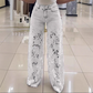🌸 The lace splicing is absolutely stunning! Summer fashion denim, walking with the wind 💃