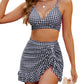 👙2025 New Type 50% OFF💥High Waisted Bikini Sets Women's Tummy Control Gingham