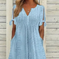 ⏰Last Day Sale 50% Off💃Women's Elegant V-Neck Hollow-Out Solid Dress
