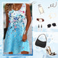 🌞Summer Essentials 50% OFF👗Women’s Floral Sleeveless Summer Dress