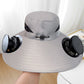 🎁Hot Sale 50%OFF💖         Ultralight Solar Fan Sun Hat