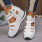 🏖️Summer Hot Sale 50% OFF🌼Women's Fashion Breathable Wedge Sandals with Side Zipper Closure