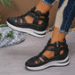 🏖️Summer Hot Sale 50% OFF🌼Women's Fashion Breathable Wedge Sandals with Side Zipper Closure