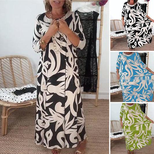 50% off for a limited time elegant printed dress