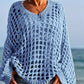☀️Summer Sale-50% OFF🌸 Women's Crochet Knit Top – Stylish Open-Knit, Relaxed Fit & Breathable ☀️