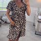 🐆 Leopard Print Mini Dress – 65% Off Now! Flirty vibe + hidden pockets = your new go-to 🔥
