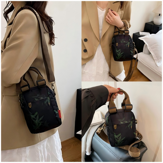 🔥🔥✨Ladies' Fashion Print Multilayer Shoulder Bag
