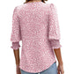 🔥Summer Hot Sale 50% OFF💥Women’s Casual Three-quarter Sleeve Blouses