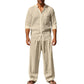 ✨New Arrival✨  Buy 2, Save 5% 🚚 Men's Casual Breathable Shirt and Pants Set