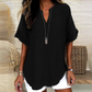 🌸Spring Sale 49% OFF👕Fashion Loose Solid Color Short Sleeve Top