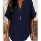 🌸Spring Sale 49% OFF👕Fashion Loose Solid Color Short Sleeve Top