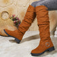 🔥Limited stock available 50% OFF🔥Women’s Wrinkled Knee-High Boots with Buckle Straps